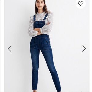 Madewell skinny overalls
